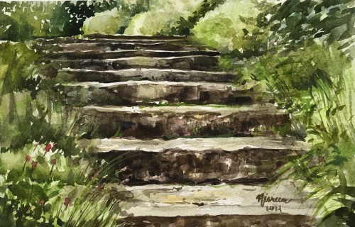 Stone steps