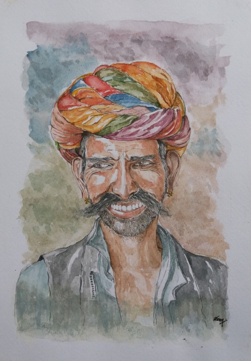 Rajasthani smile