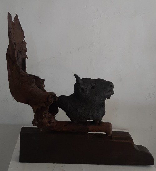 Creativity sculpture of Nandi