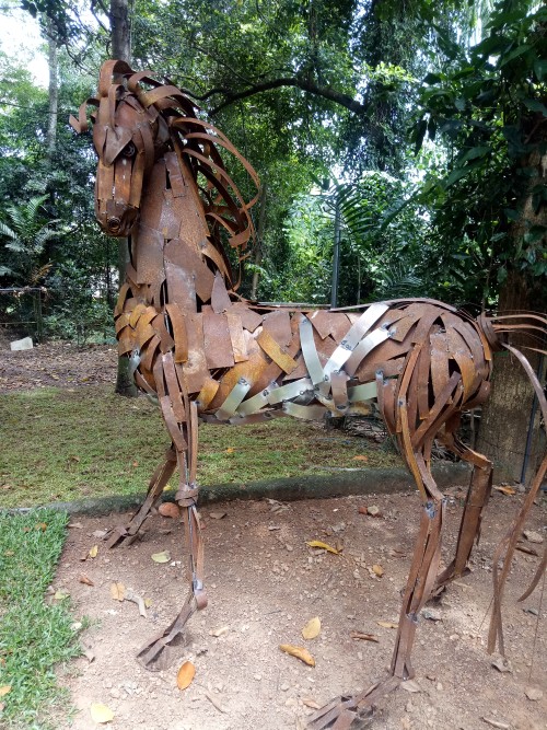 metal horse