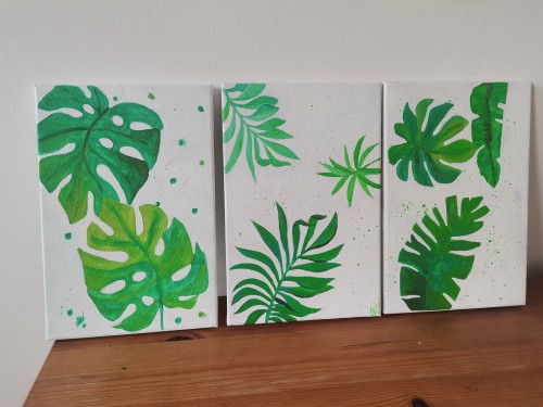 Tropical Leaf Printing
