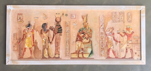 Egyptian wall painting