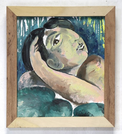 Girl in the pond