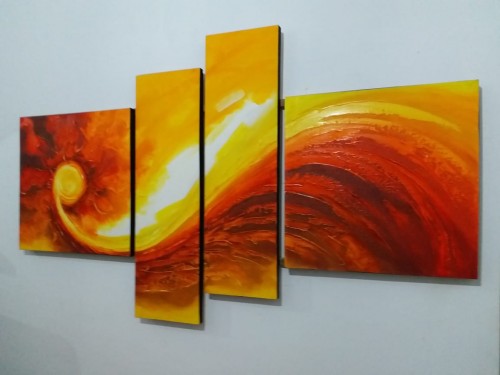 Sunset Wave painting