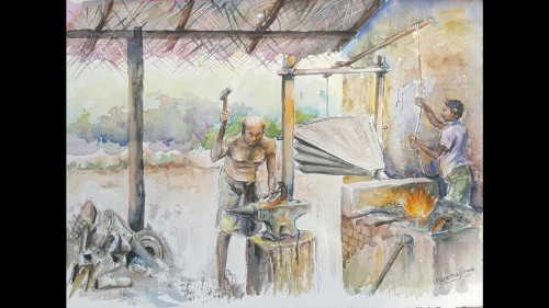 Old blacksmith