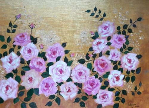 Sweet rosesand baby's breath