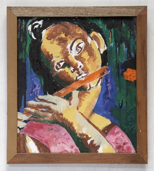 Female flutist