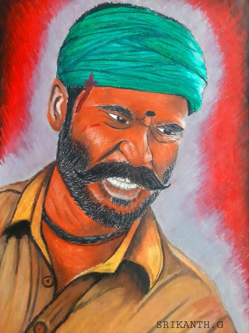 Portrait of dhanush