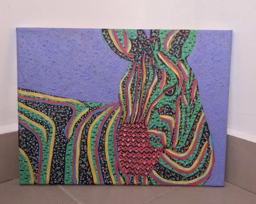 A Colorful Zebra
