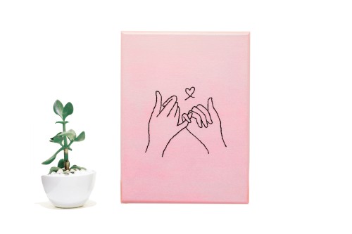 Pinky Promise Wall Art