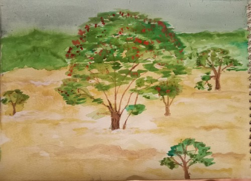 Water Color - Nature (Floods )