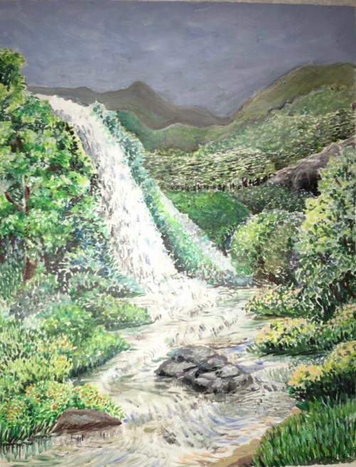 Waterfall (Canvas)