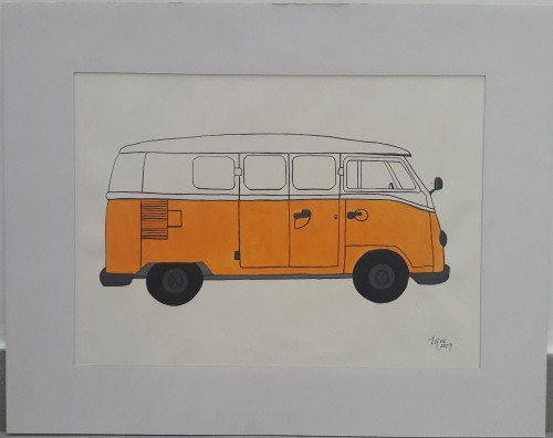 VolksWagen Yellow Bus