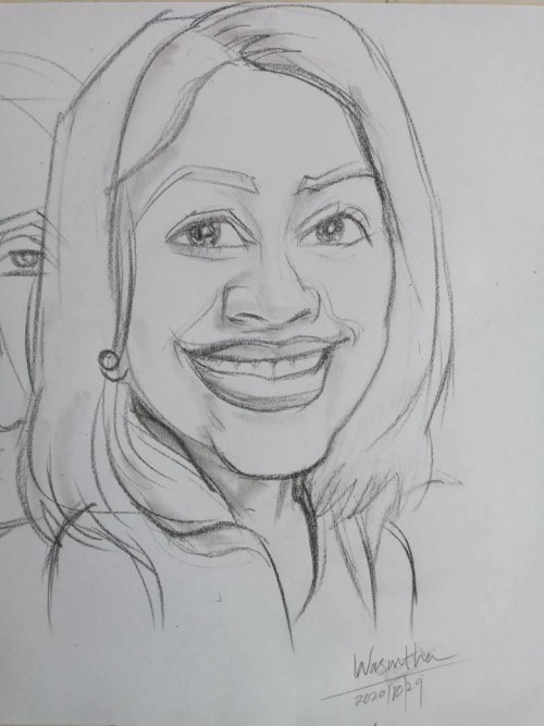 Caricature Portrait - A4 Size