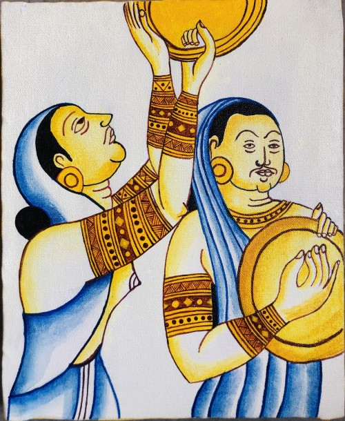 Musical women Traditional Art