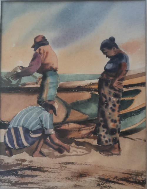 A fishing couple