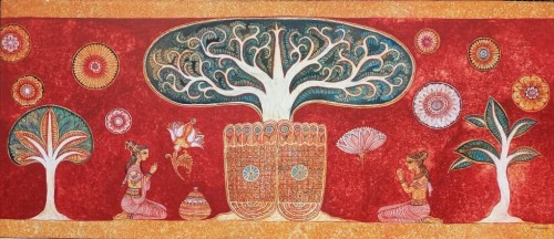 Sri pathula and bo tree