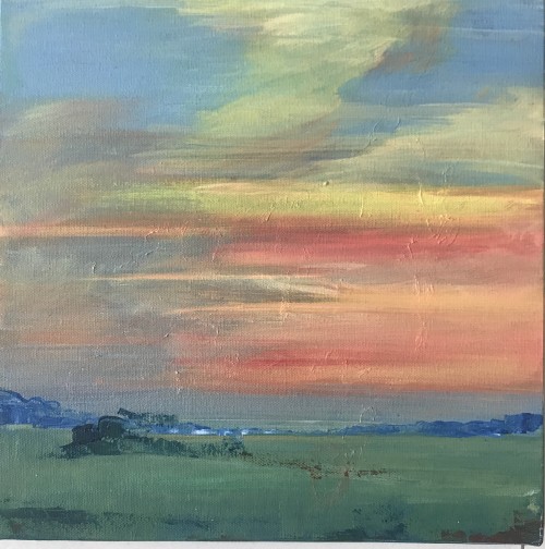 Pink skies