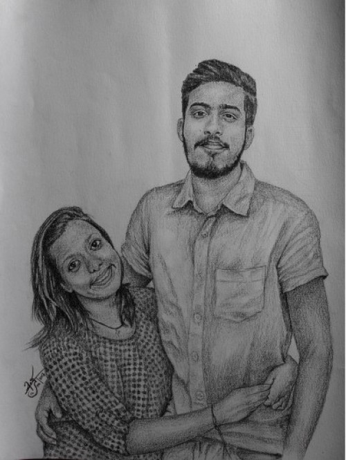 Pencil portrait