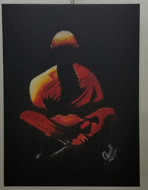 A Monk by Chamath Thennakoon