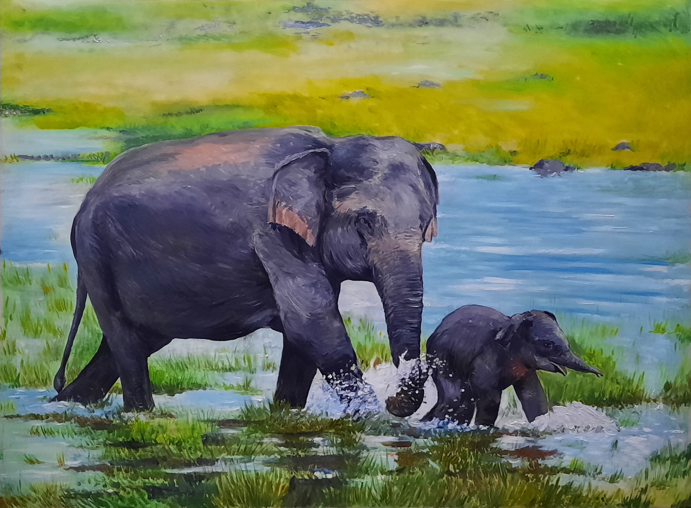 Painting by Asanka Indrajith