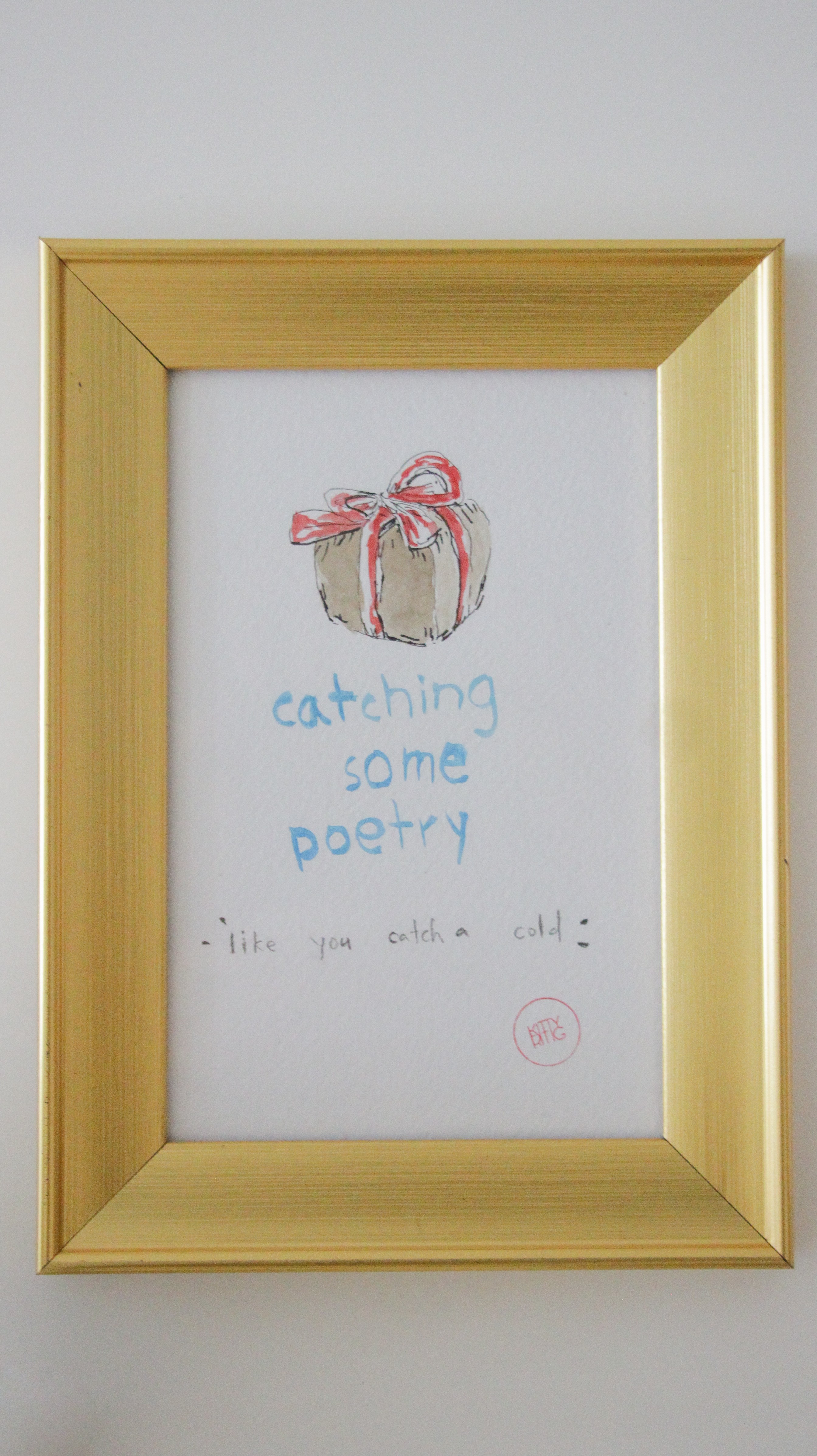 Poetry catcher by Kitty Ritig