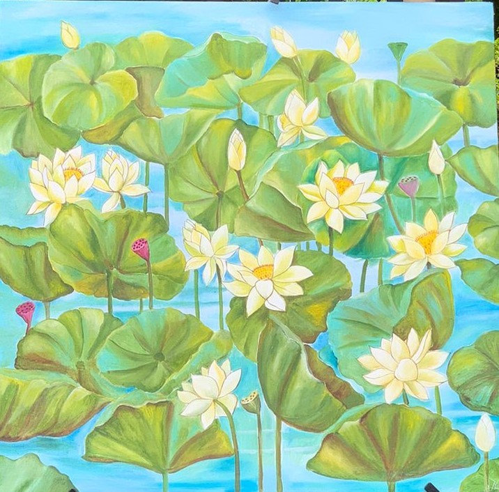 lotus lake by Nayoni Kulasooriya