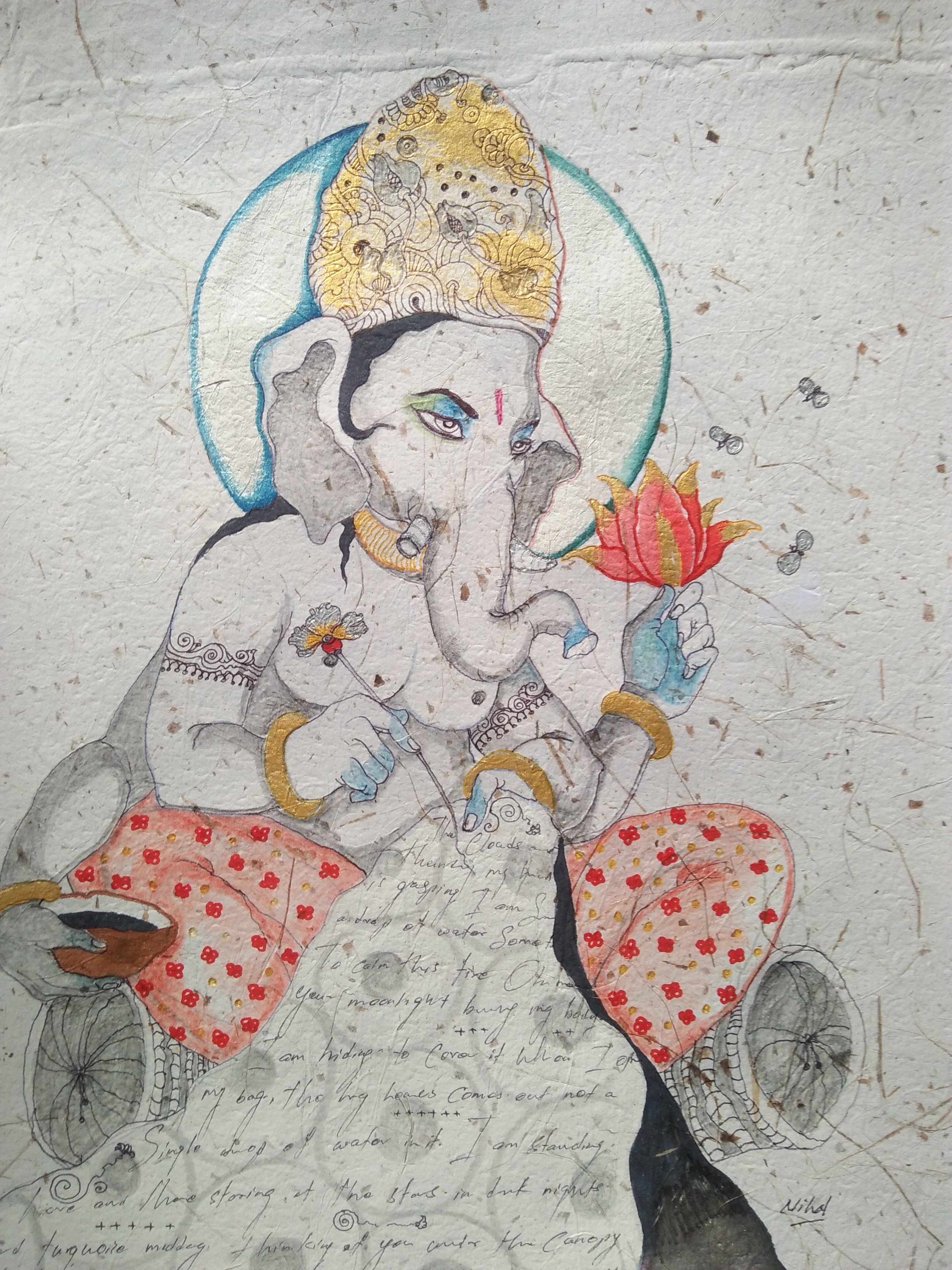 Lord Ganesha 2 by Nihal Senarathna