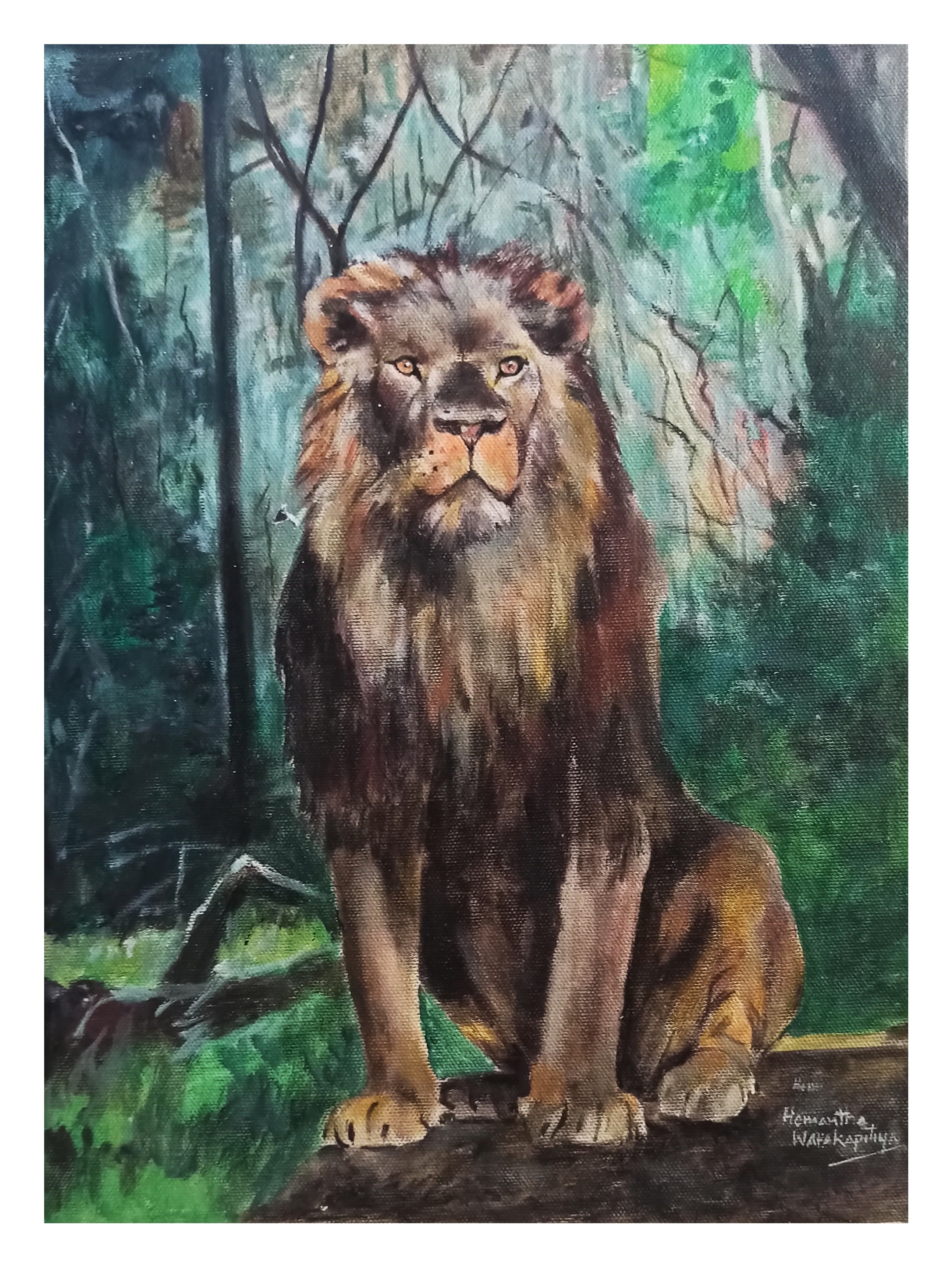 Lion by Hemantha Warakapitiya