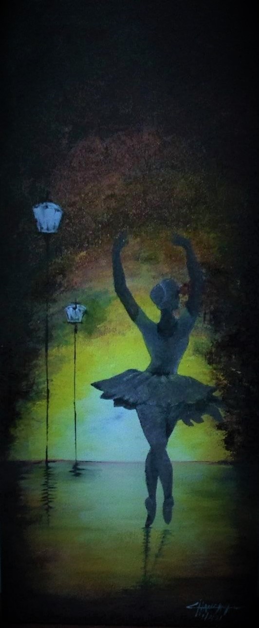 ballerina at night by chandana jinapriya de silva