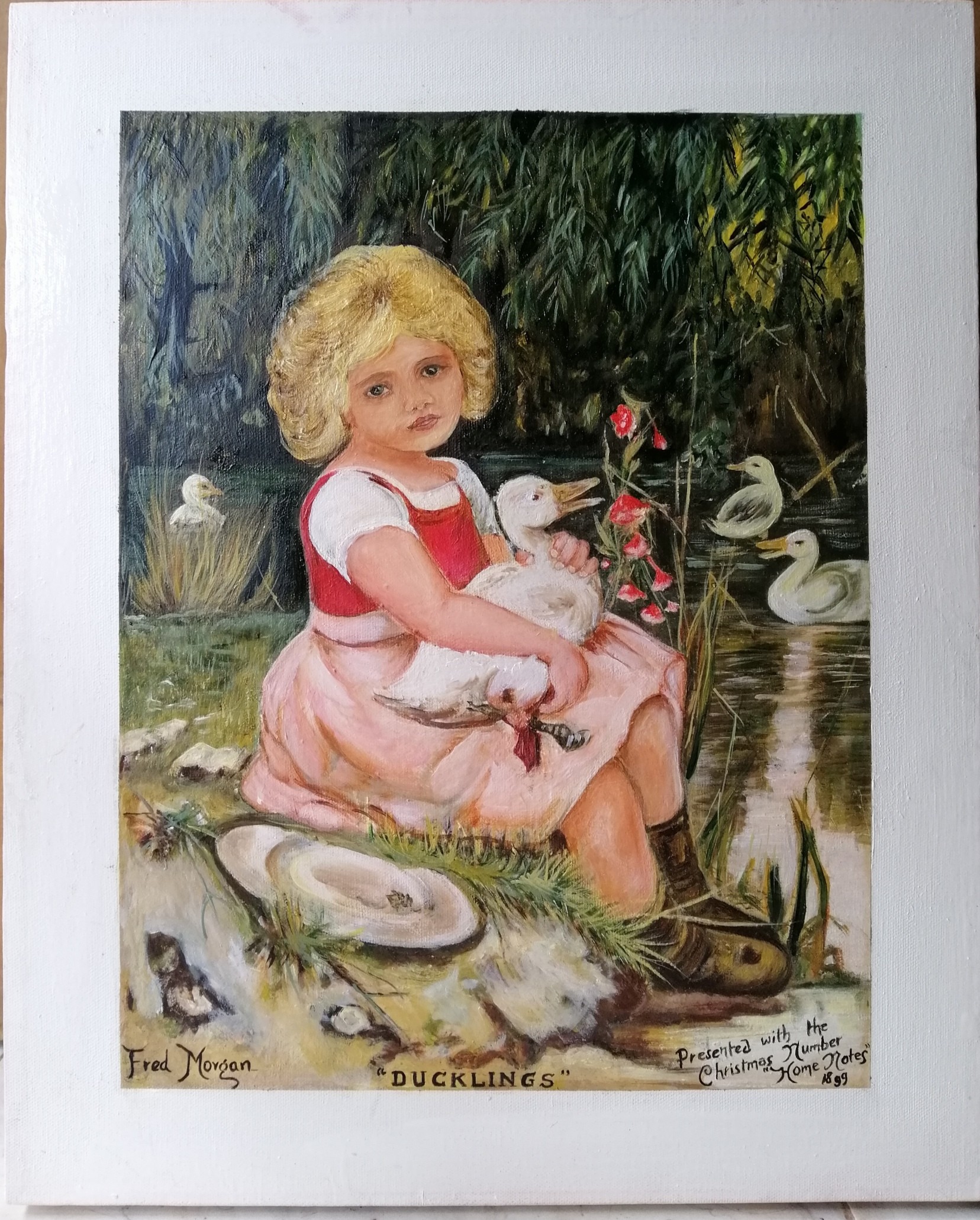 Recreation of Duckling painting by Nadeesha Madhushani