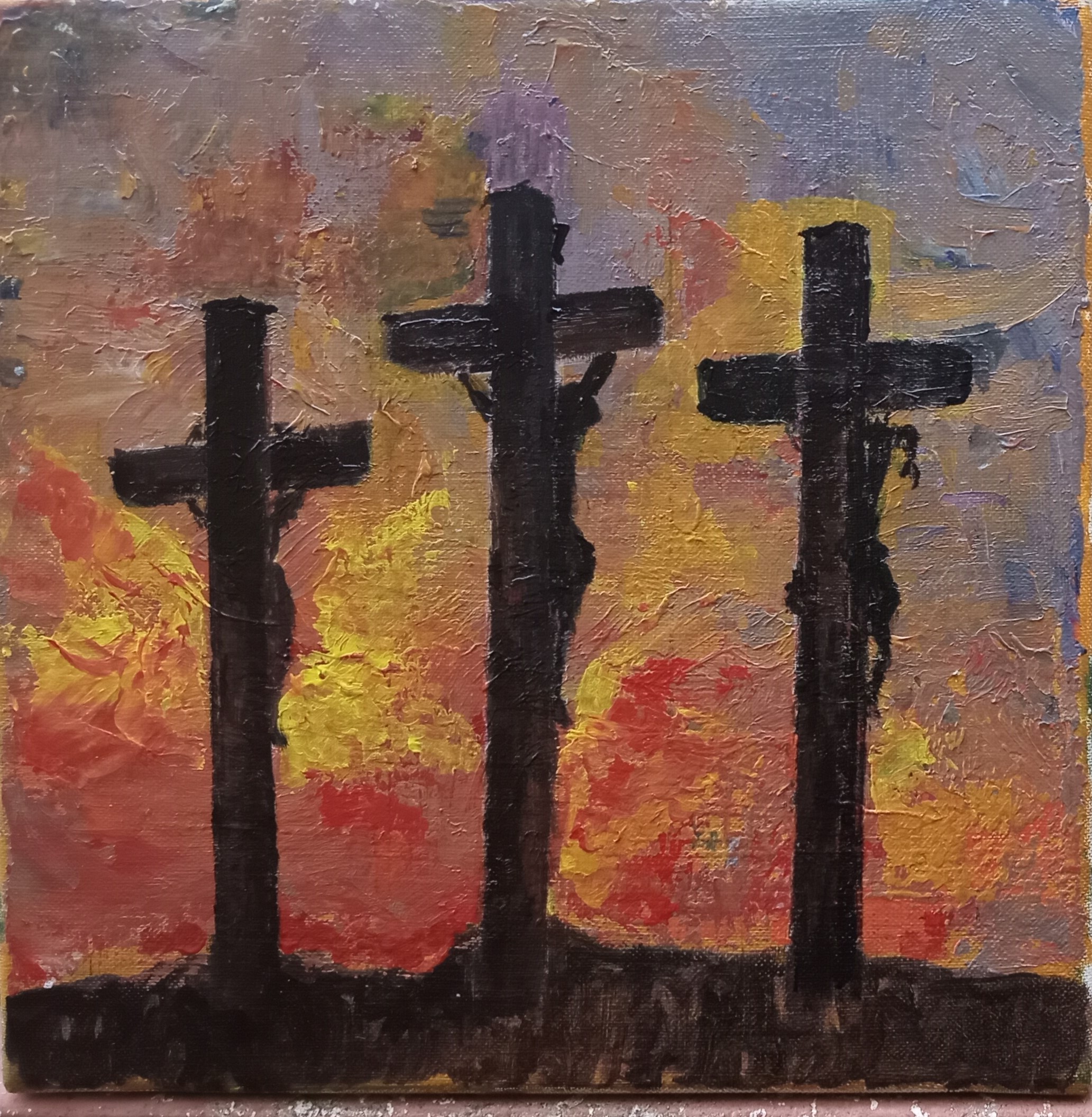The crucifixion of Jesus by Simpson David