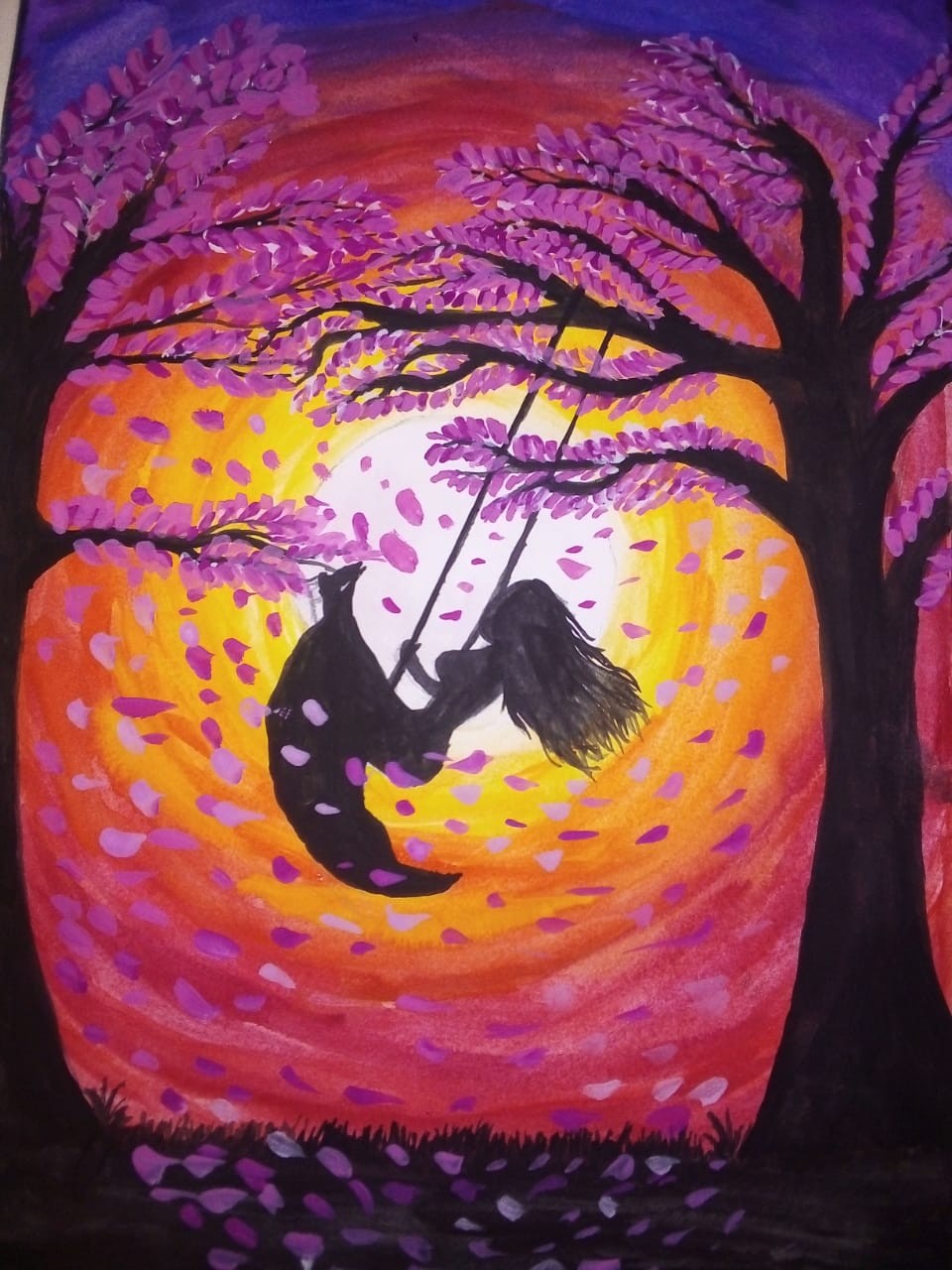 GIRL ON THE SWING by THEDATHIE COORAY