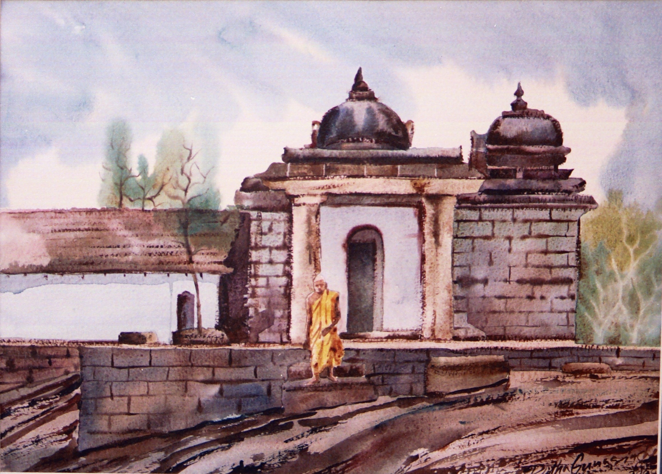 Gadaladeniya Temple by Palitha Gunasinghe