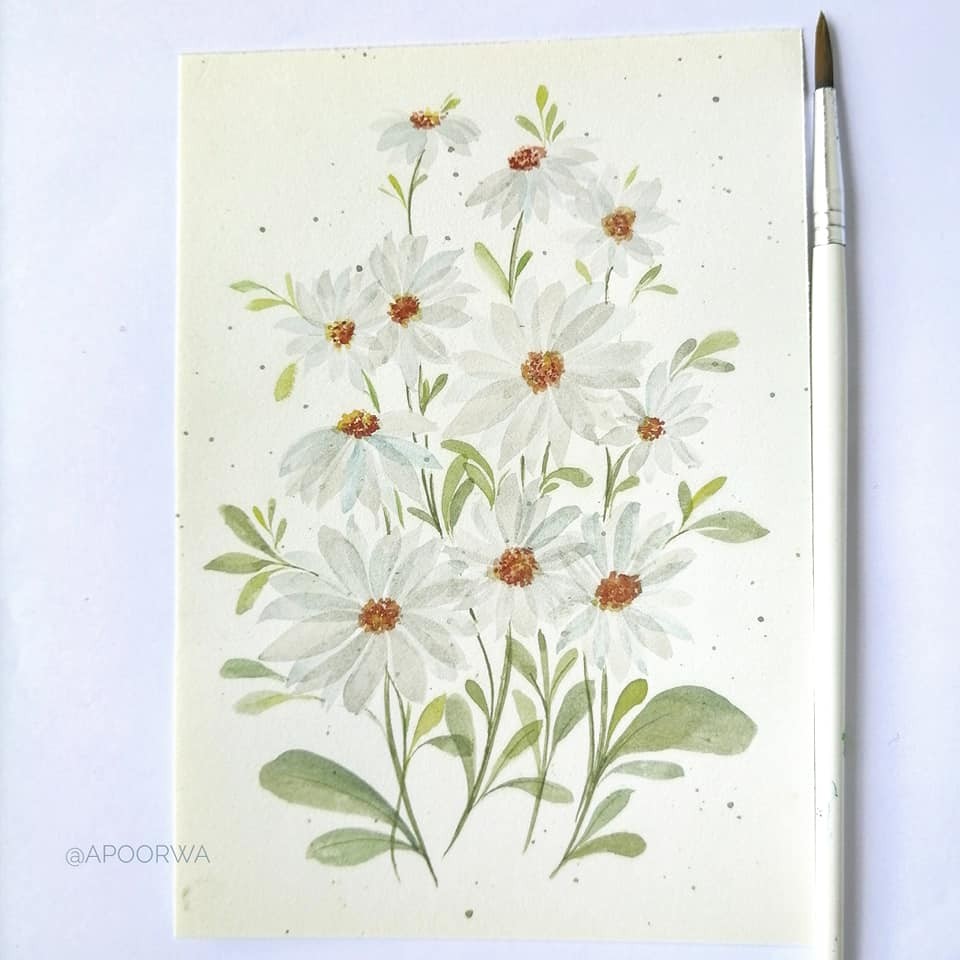 Hand-painted Greeting Card by Nirasha Udyani