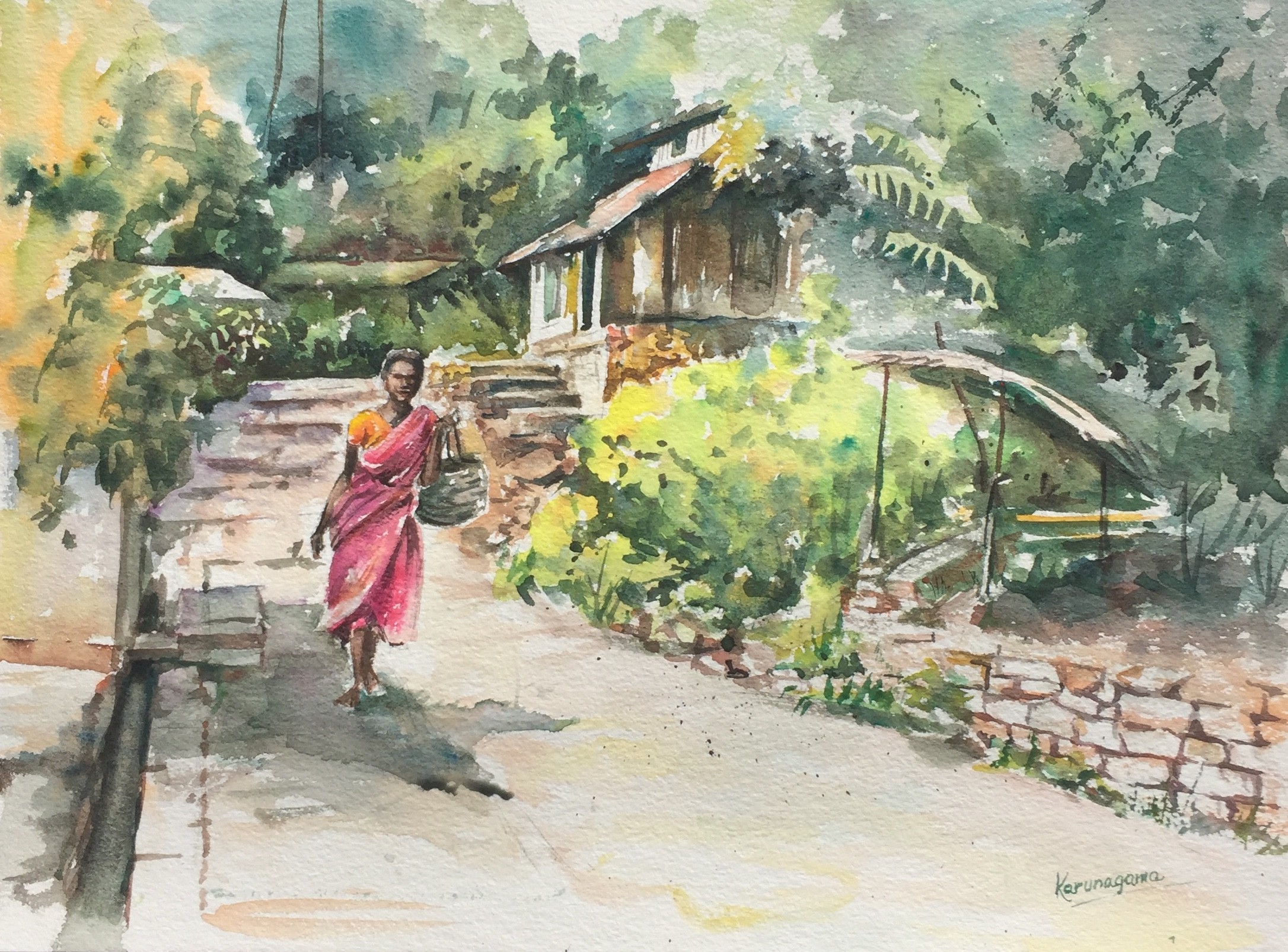 Landscape by Sarath Karunagama