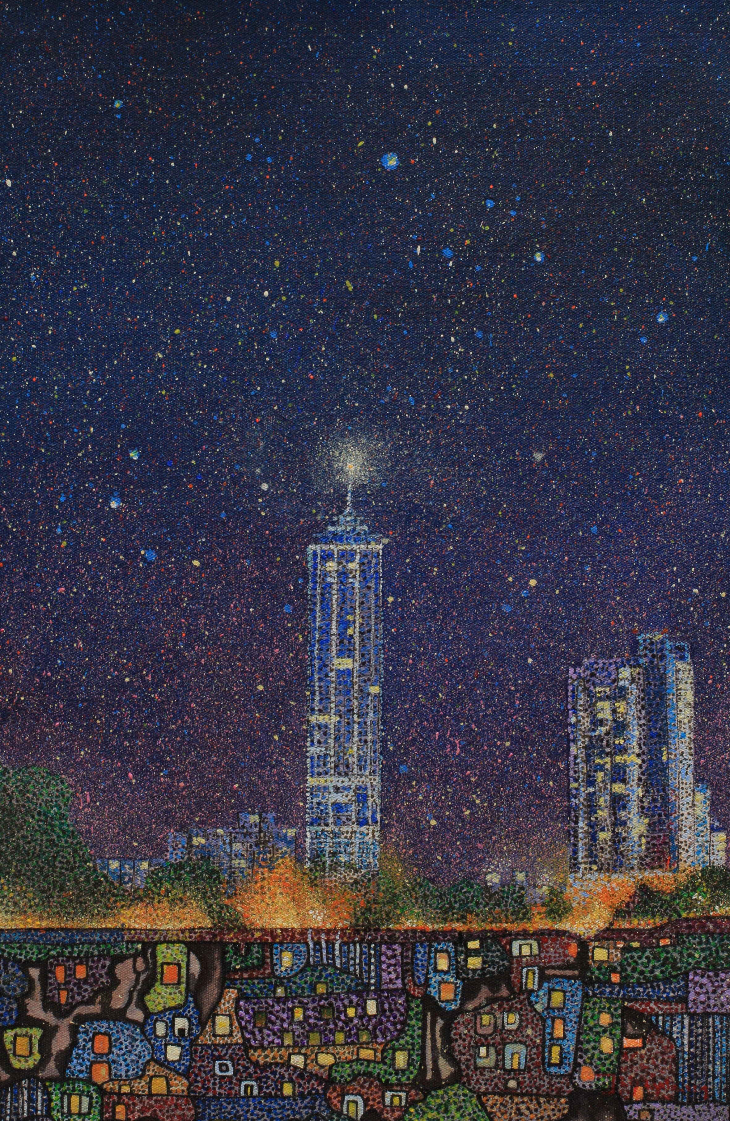 City and night by Chathurika Jayani