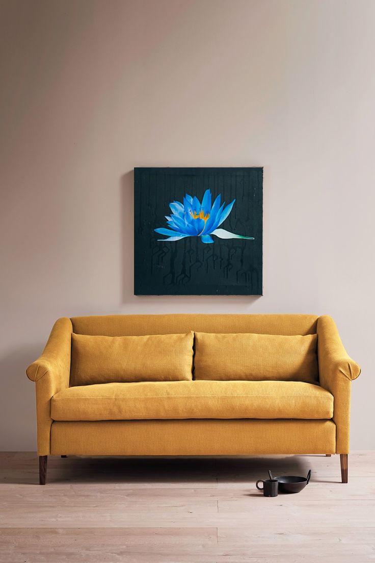 Blue water lily by Kasuni Rathnayaka