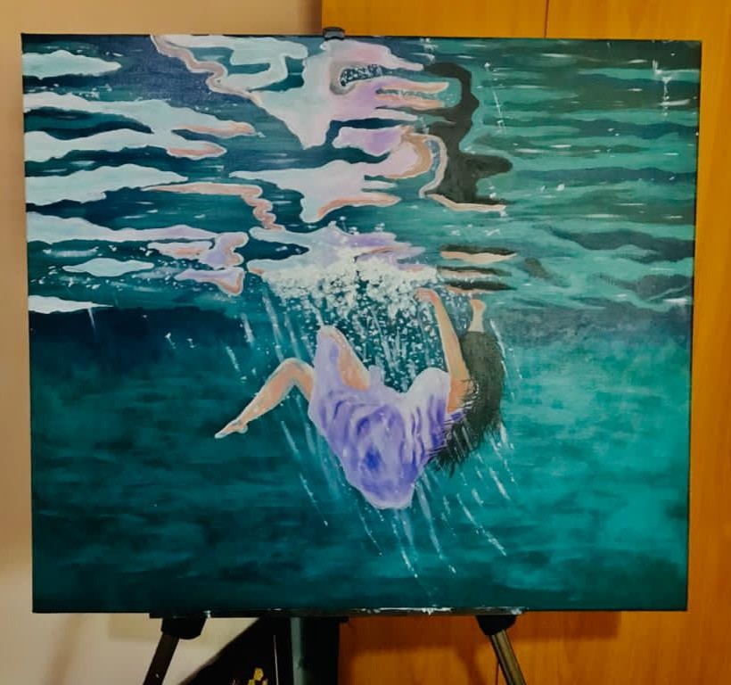 Underwater Girl by Malshani Pathirage