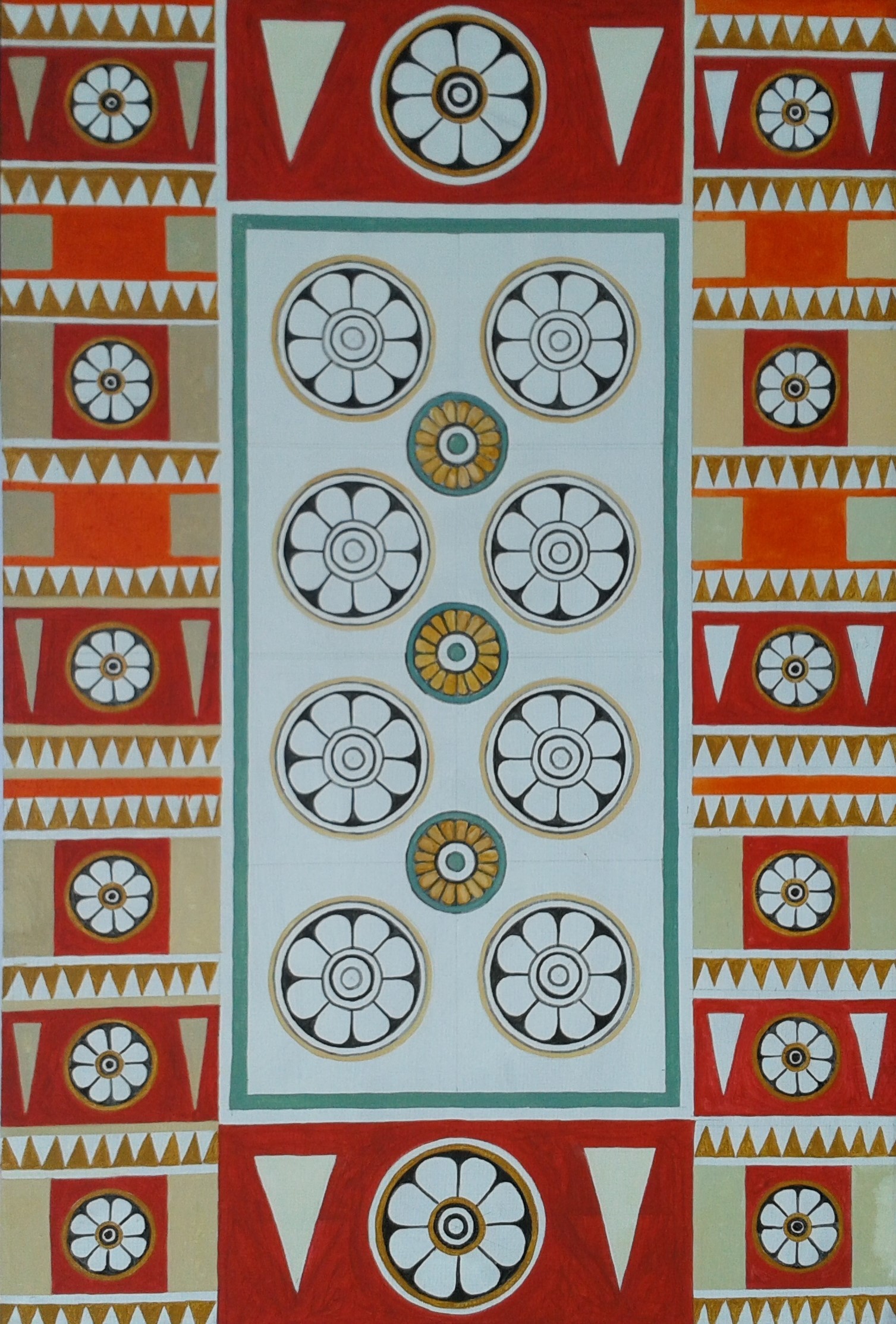 Color pattern approved by the Bu by Wasantha Namaskara