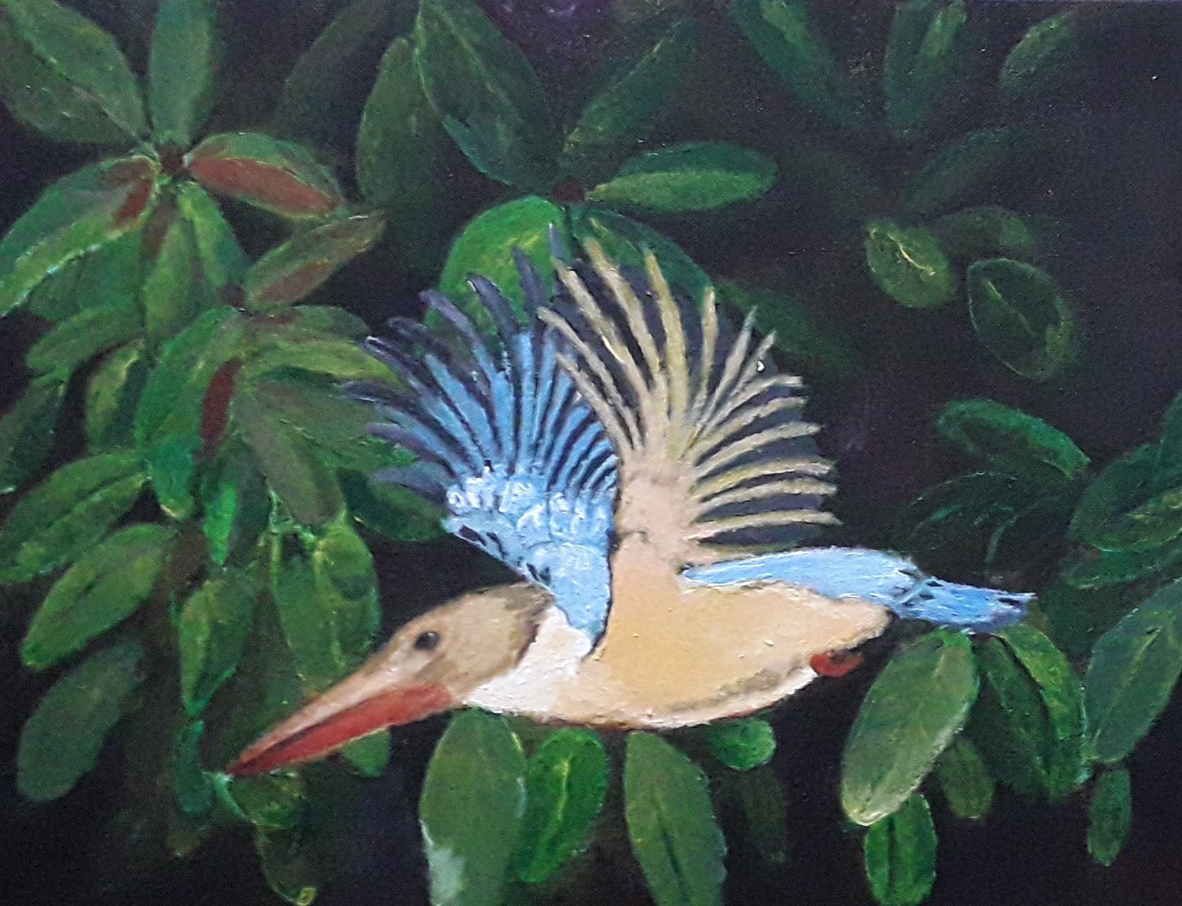 Kingfisher in Action - Sri Lanka by Simpson David