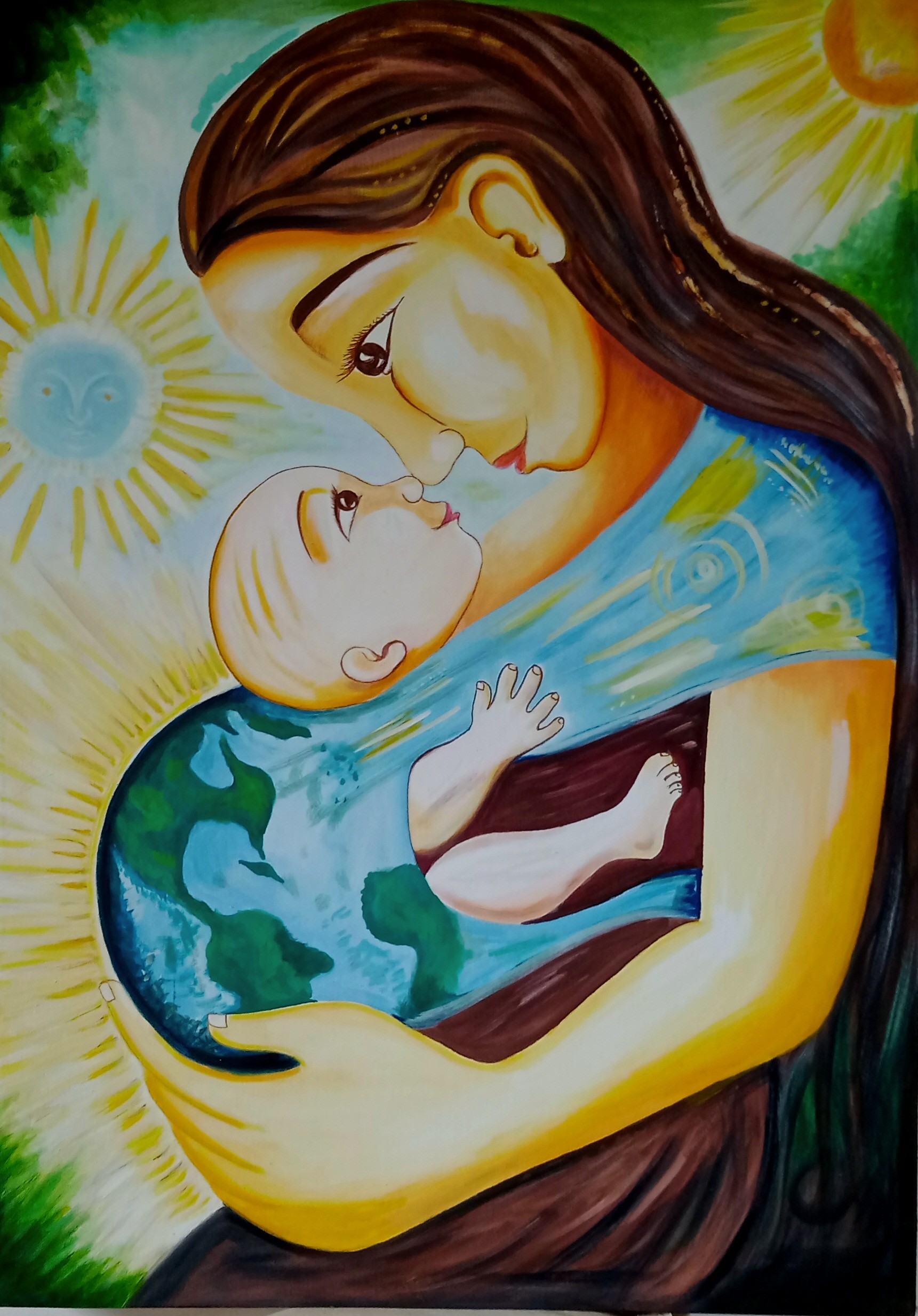 Mother's love by Madhawa Chandraratne