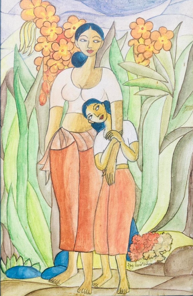 Mother and Daughter by Deepthi Wijewardana