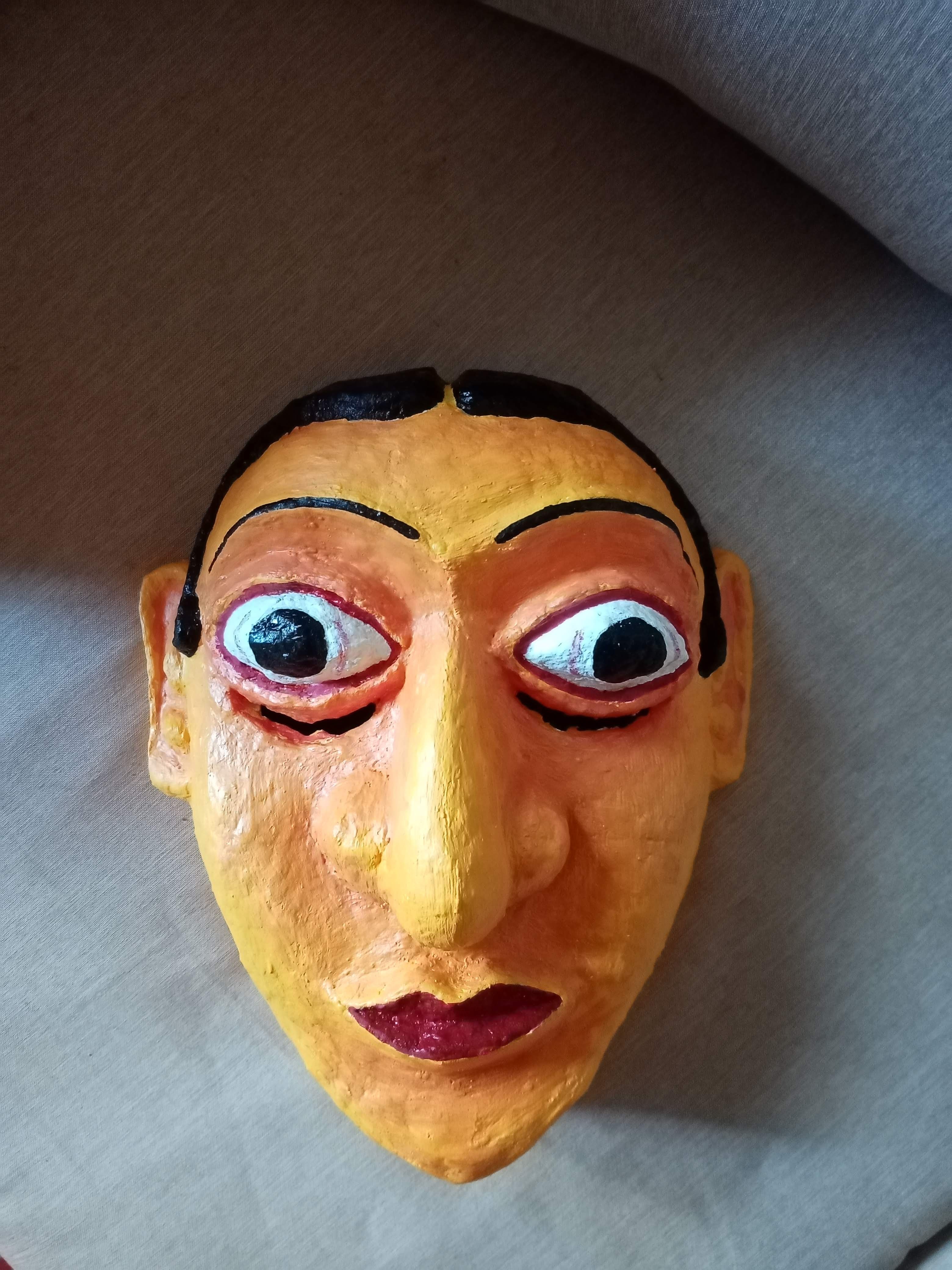 Gama mahage Kolam mask by Alahendra Nalaka