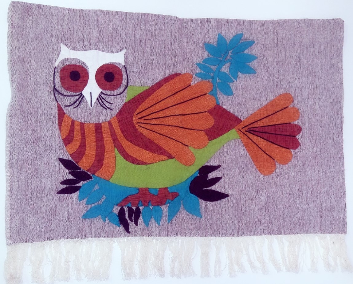 Colorful Owl by D.M Seneviratne