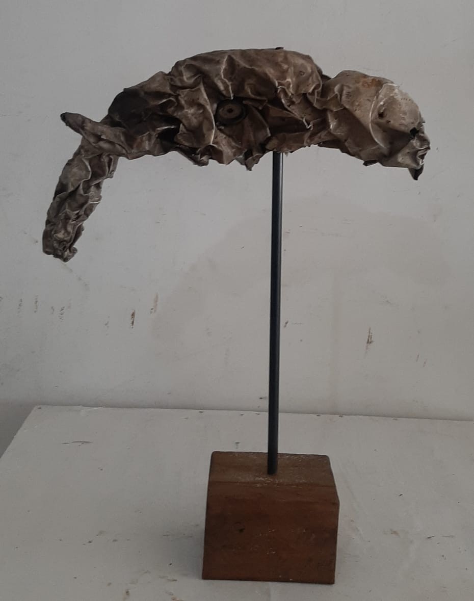 Sculpture of metal art by Aloka Jayathilake
