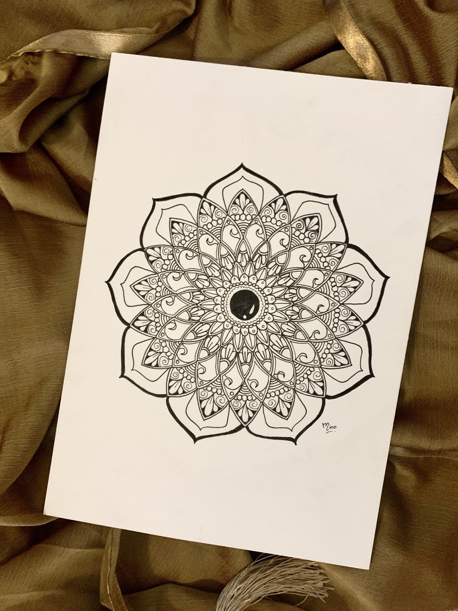 "Flora" Mandala by Minoli Buultjens