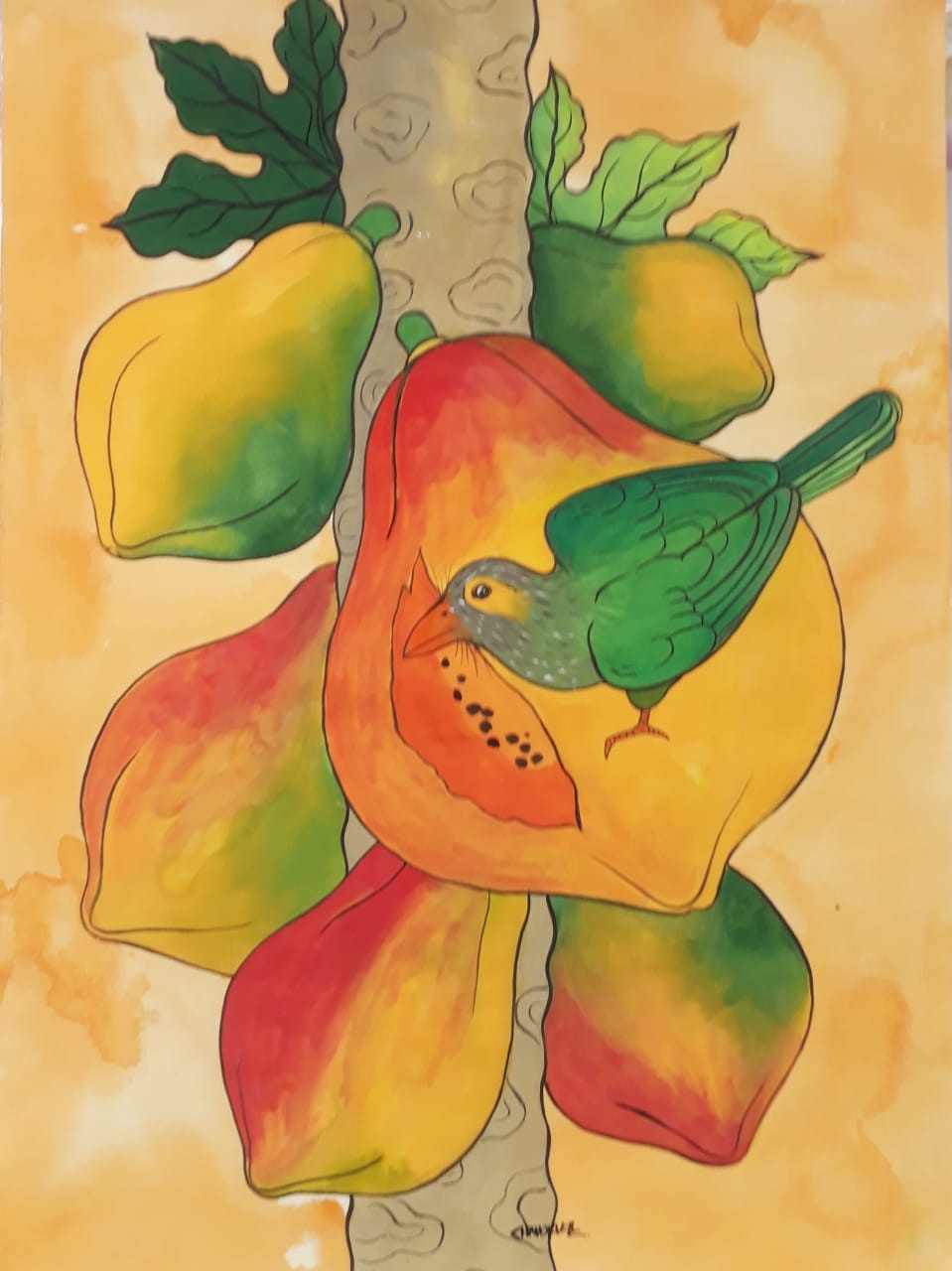Papaya by Chandrika Shiromani