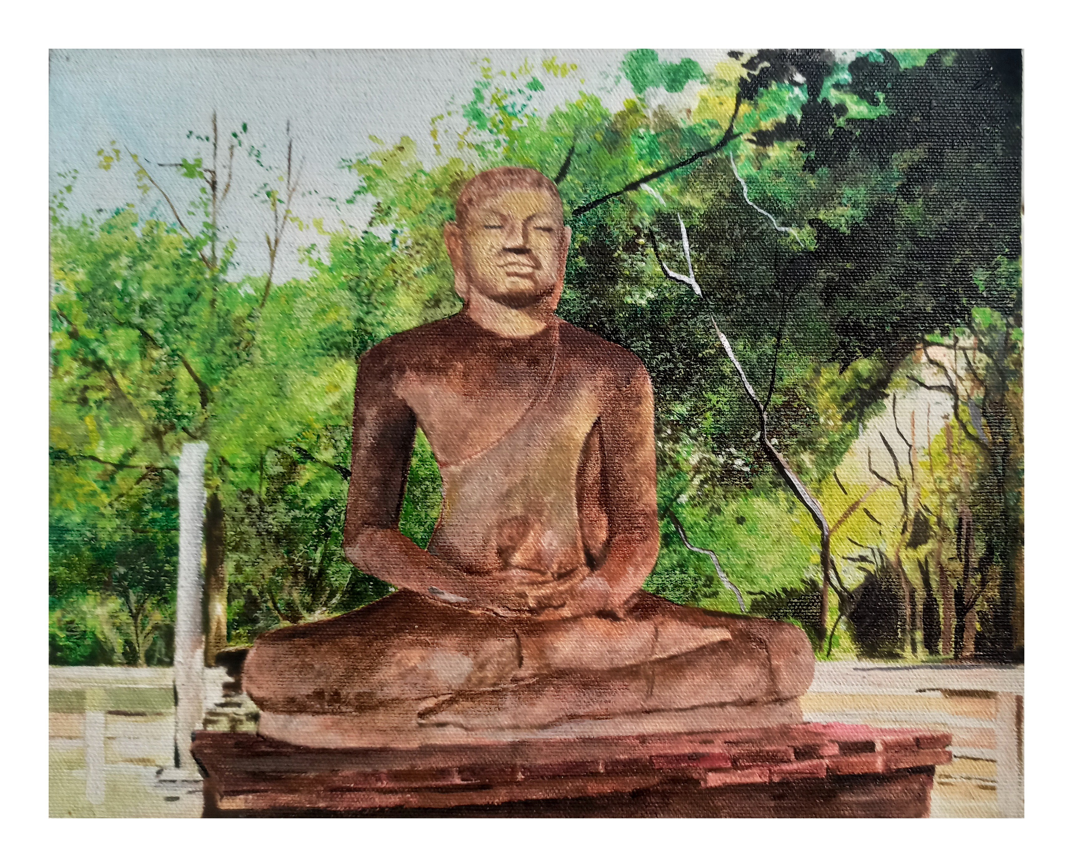 Samadi Buddha statue by Hemantha Warakapitiya