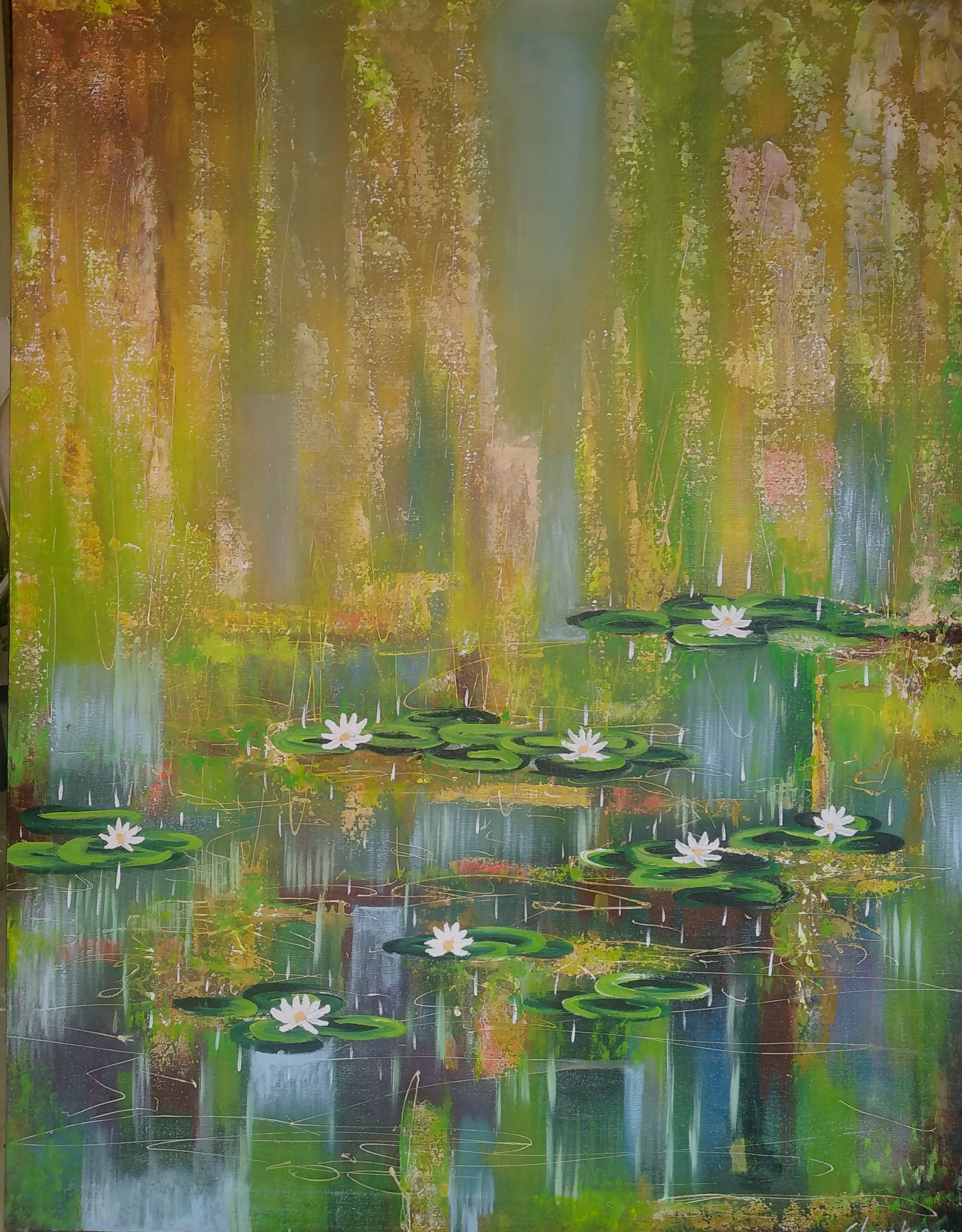 Lily Pond by nilantha Chanaka